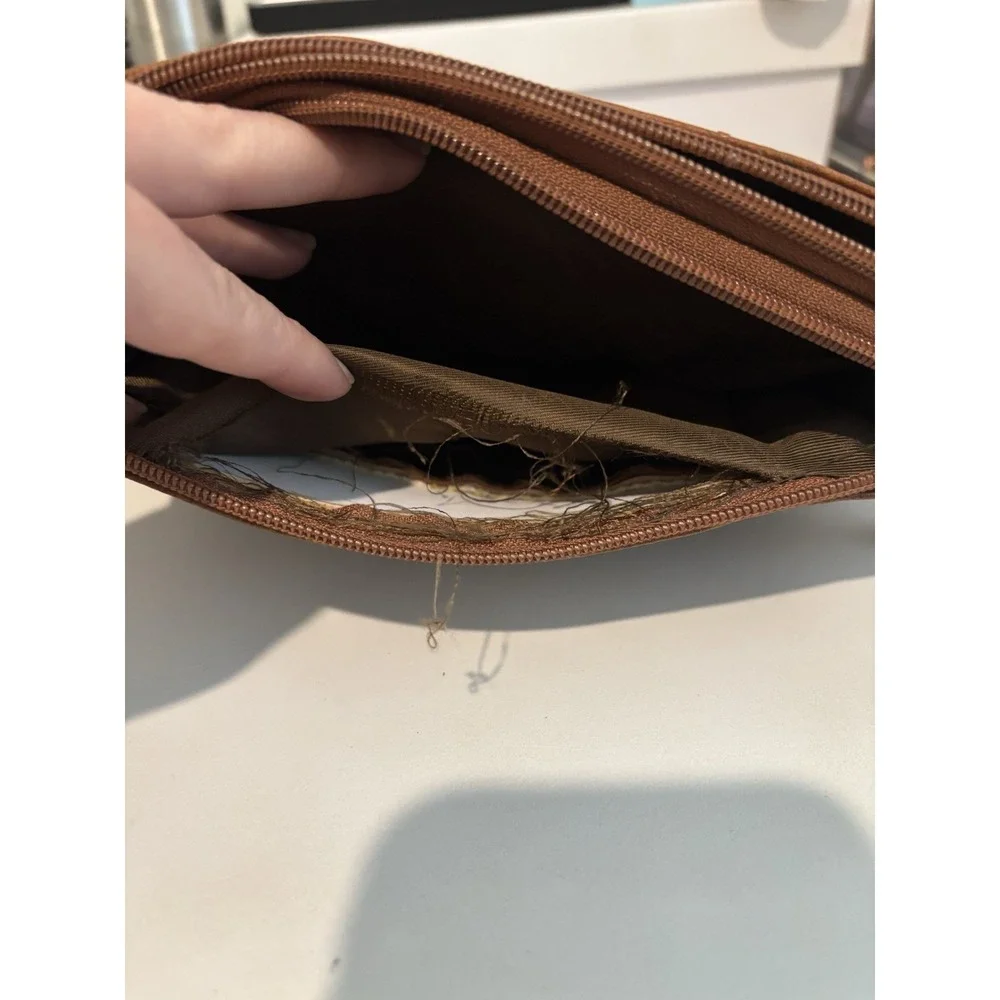 BOC Born Concept‎ Faux Leather Crossbody Bag Purse Tan Brown